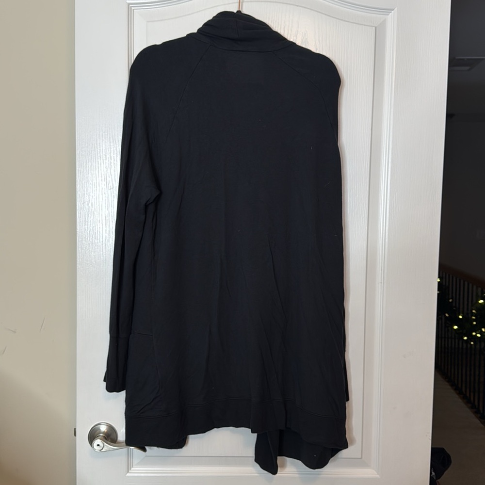 Athleta Studio Wrap Black Cardigan XL - Picture 11 of 16